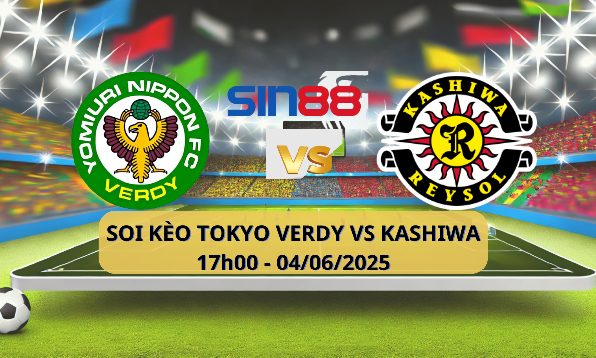 Áp phích trận đấu DOTA 2 International giữa Tokyo Verdy và Kashiwa Reysol